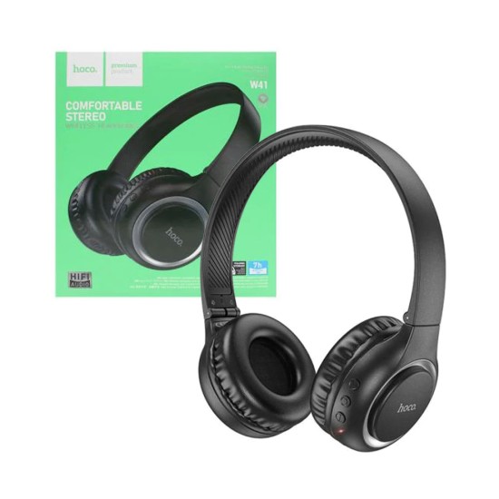 Auscultadores sem Fio Hoco W41 Charm Preto Auscultadores sem Fio Hoco W41 Charm Preto